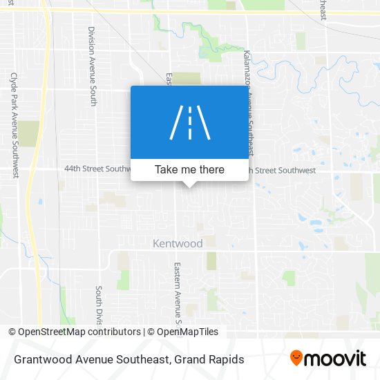 Mapa de Grantwood Avenue Southeast