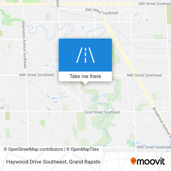 Haywood Drive Southeast map