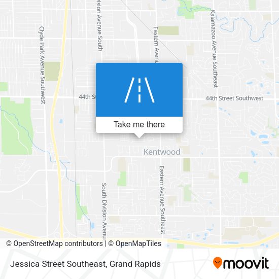 Jessica Street Southeast map