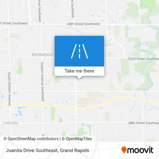 Mapa de Juanita Drive Southeast