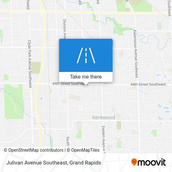 Julivan Avenue Southeast map