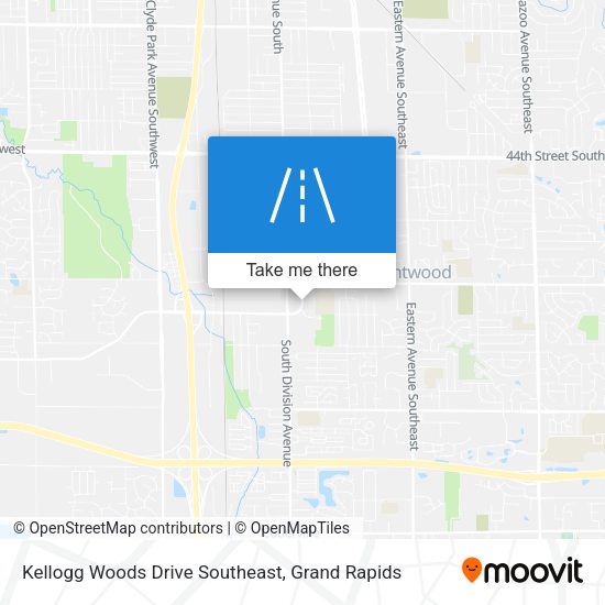 Kellogg Woods Drive Southeast map