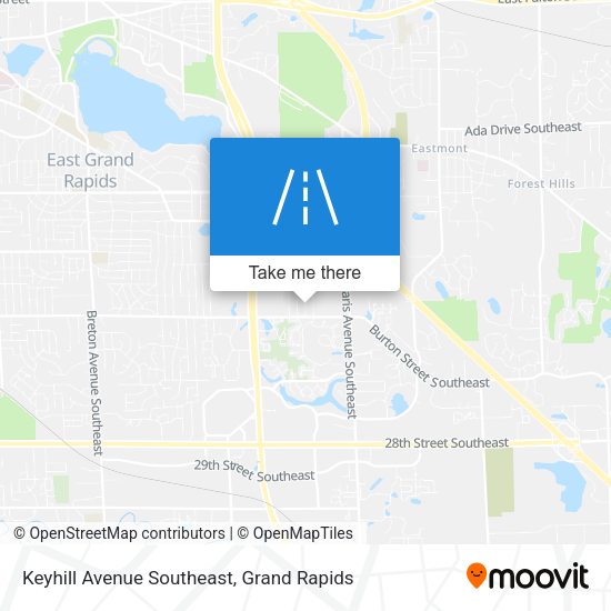 Mapa de Keyhill Avenue Southeast