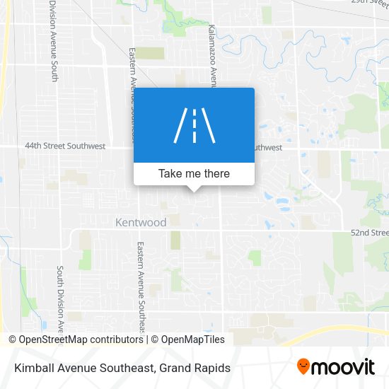 Kimball Avenue Southeast map