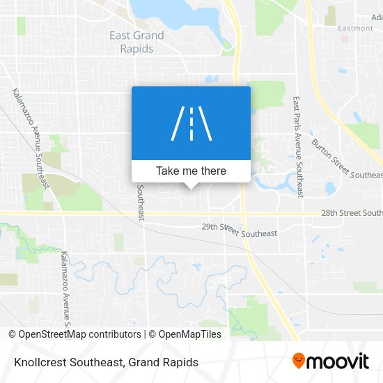 Mapa de Knollcrest Southeast