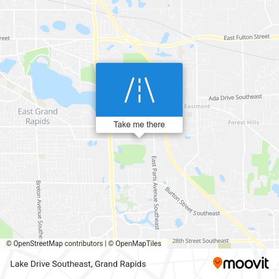 Lake Drive Southeast map