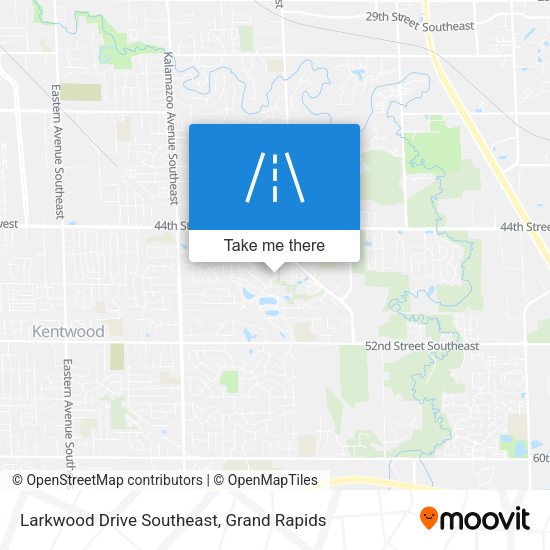 Larkwood Drive Southeast map