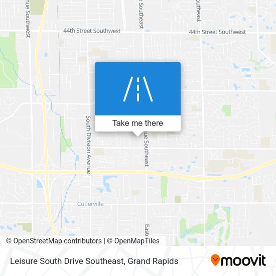 Leisure South Drive Southeast map