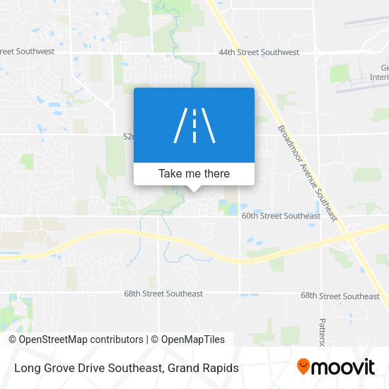 Mapa de Long Grove Drive Southeast