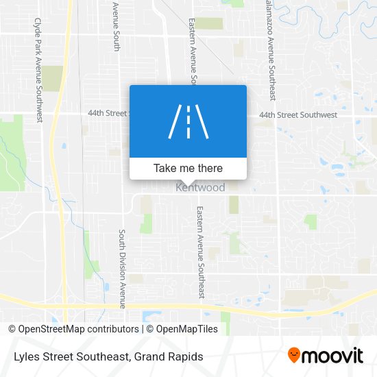 Lyles Street Southeast map