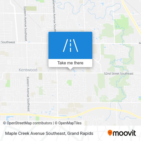 Mapa de Maple Creek Avenue Southeast