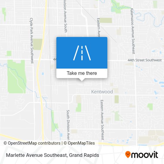 Mapa de Marlette Avenue Southeast