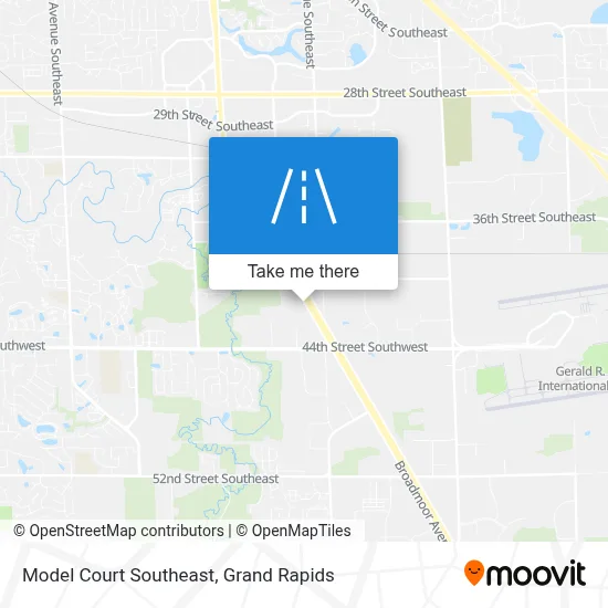 Model Court Southeast map