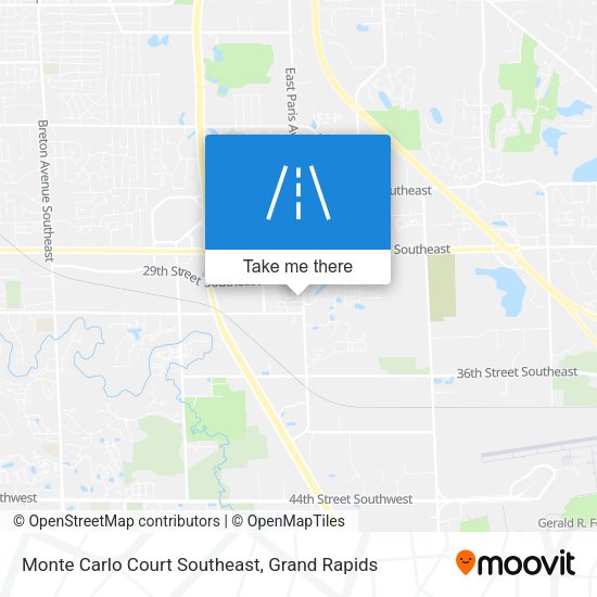 Monte Carlo Court Southeast map