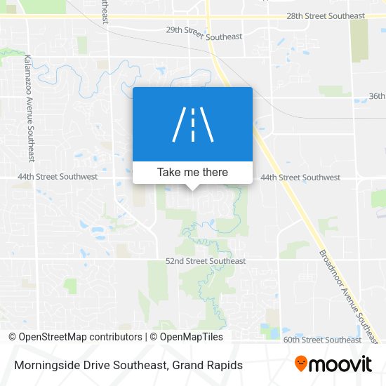 Morningside Drive Southeast map