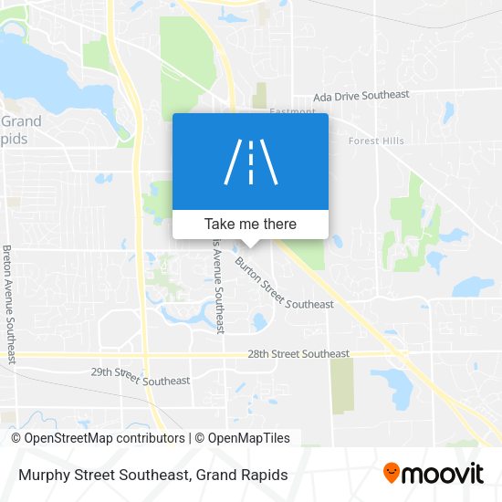 Murphy Street Southeast map