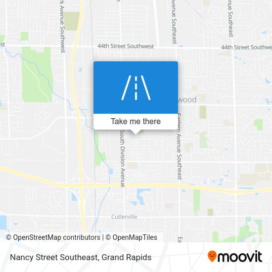 Nancy Street Southeast map