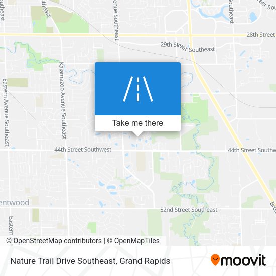 Mapa de Nature Trail Drive Southeast