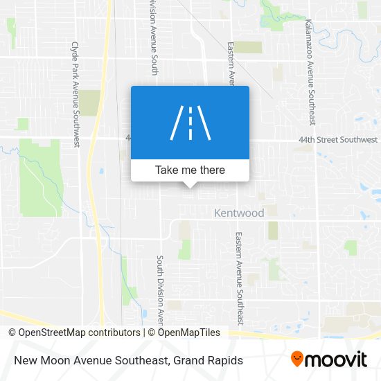 Mapa de New Moon Avenue Southeast