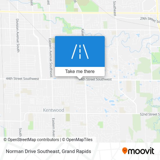 Norman Drive Southeast map