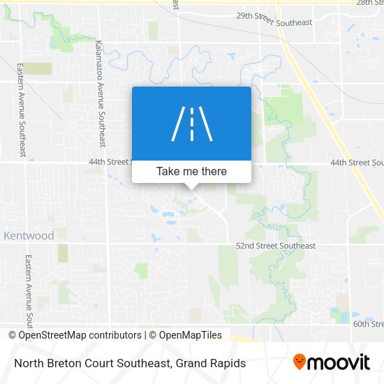 Mapa de North Breton Court Southeast