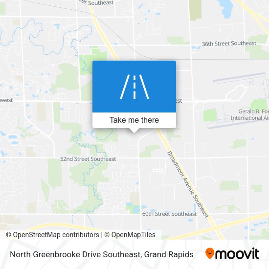 North Greenbrooke Drive Southeast map