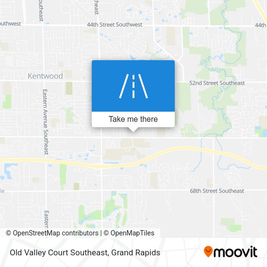 Old Valley Court Southeast map
