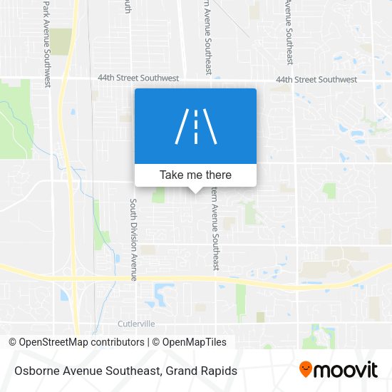 Osborne Avenue Southeast map