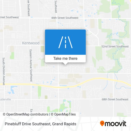 Mapa de Pinebluff Drive Southeast