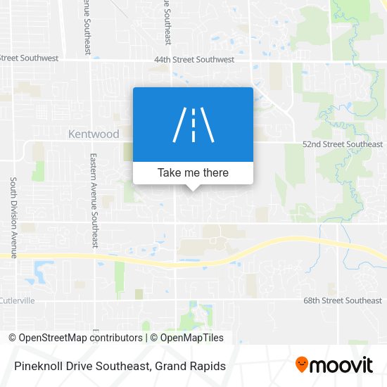 Mapa de Pineknoll Drive Southeast