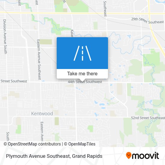 Mapa de Plymouth Avenue Southeast