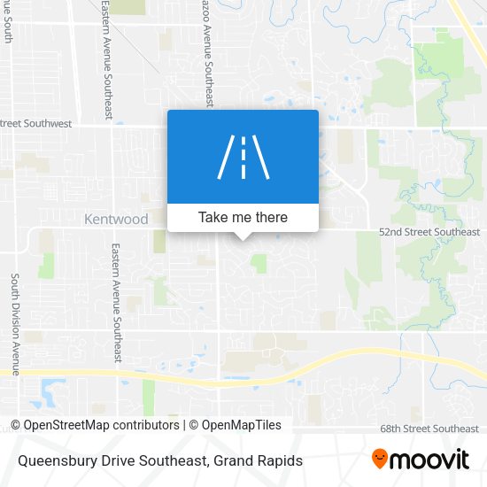 Mapa de Queensbury Drive Southeast