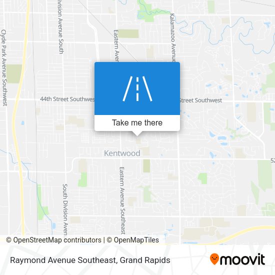 Raymond Avenue Southeast map