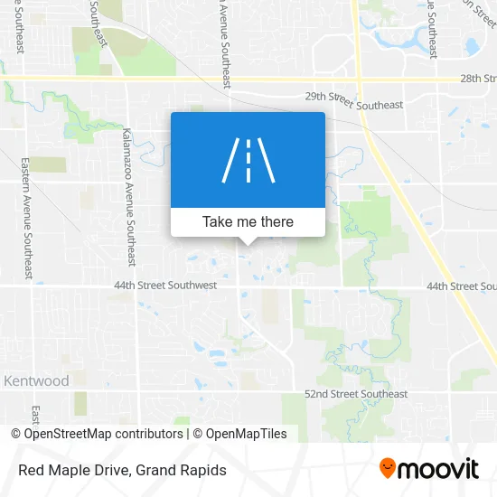 Red Maple Drive map
