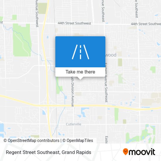 Regent Street Southeast map