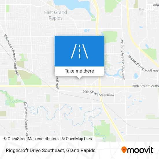 Ridgecroft Drive Southeast map