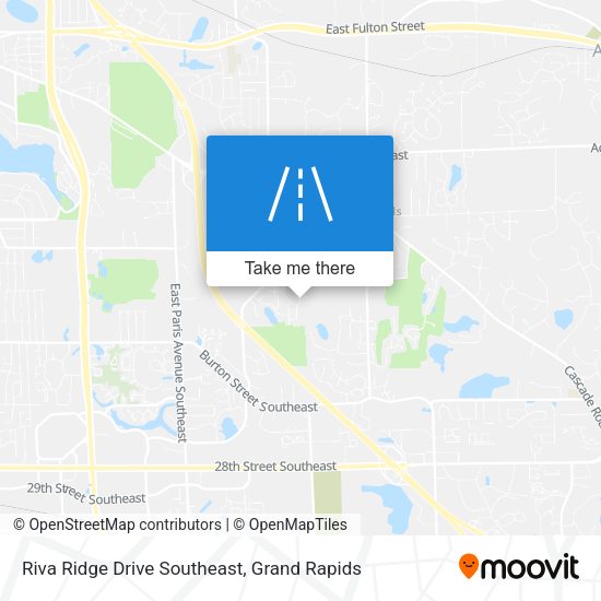 Mapa de Riva Ridge Drive Southeast