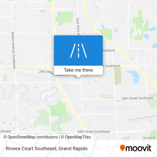 Riviera Court Southeast map