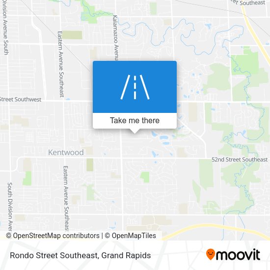 Mapa de Rondo Street Southeast