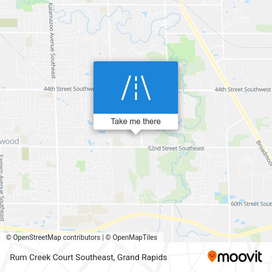 Mapa de Rum Creek Court Southeast