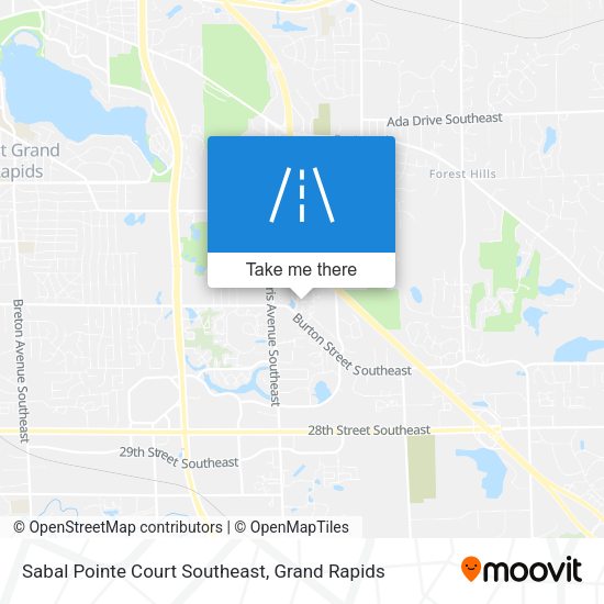 Sabal Pointe Court Southeast map