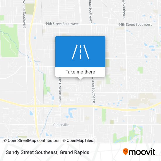 Mapa de Sandy Street Southeast