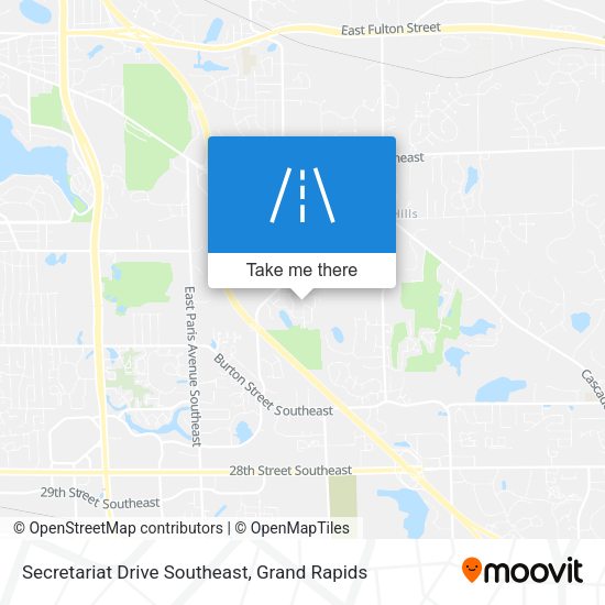 Mapa de Secretariat Drive Southeast