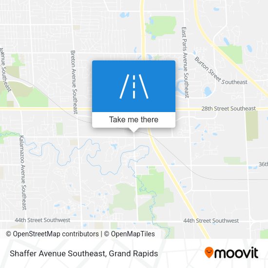 Shaffer Avenue Southeast map