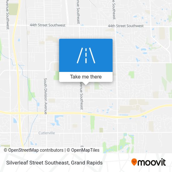 Silverleaf Street Southeast map