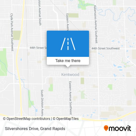 Silvershores Drive map