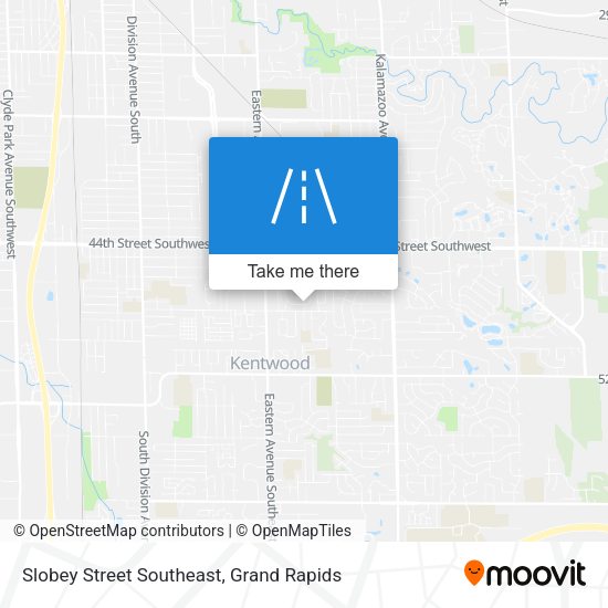 Slobey Street Southeast map