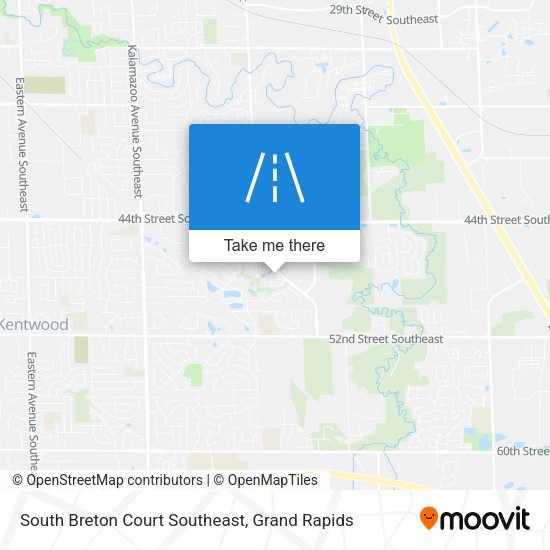 South Breton Court Southeast map