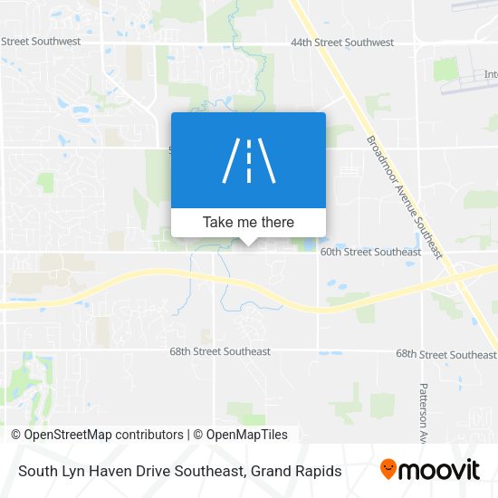 South Lyn Haven Drive Southeast map