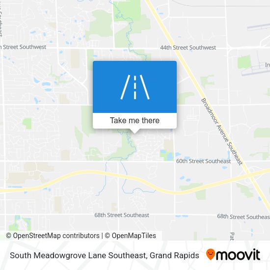 Mapa de South Meadowgrove Lane Southeast